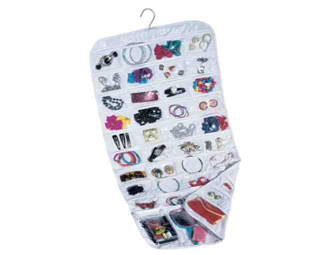 80 Pocket Hanging Jewelry Organizer