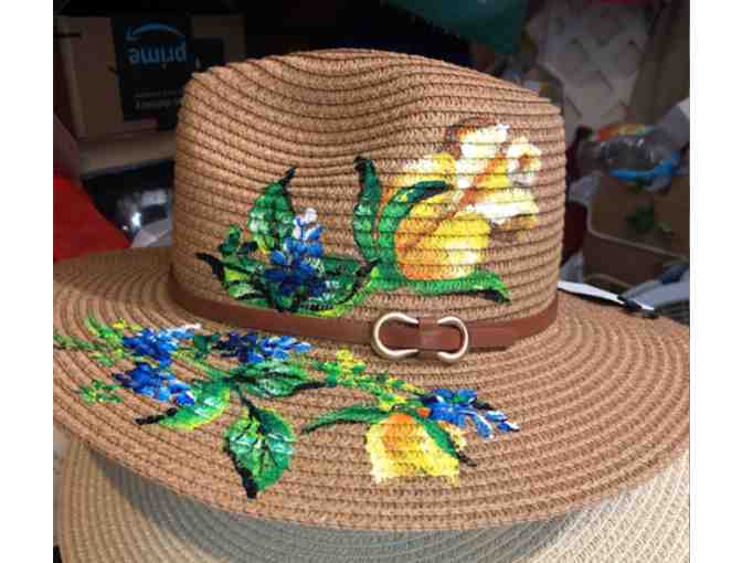 A Hand Painted Hat By Our Friend And We The Future Artwork Judge Sherry O. Watters