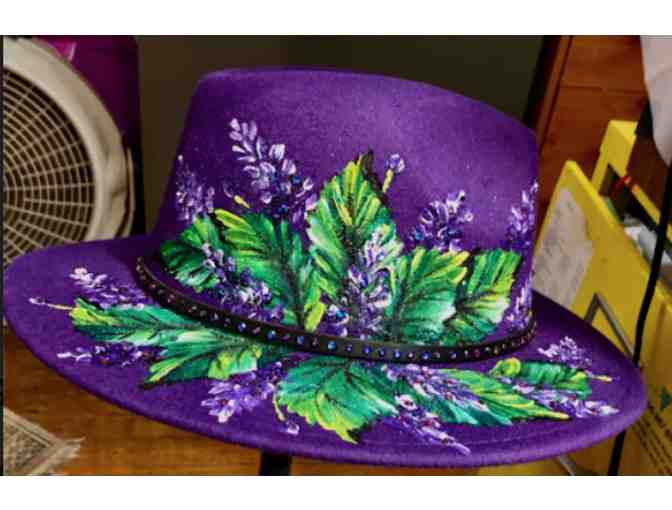 A Hand Painted Hat By Our Friend And We The Future Artwork Judge Sherry O. Watters