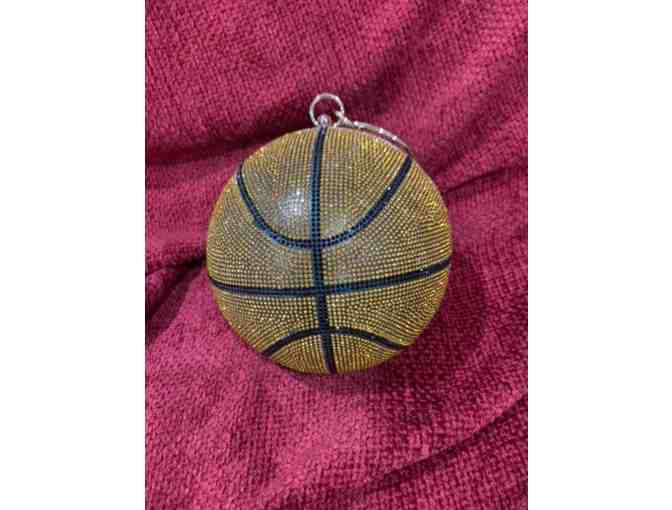 Women's Bling Basketball Purse with Diamond Accents