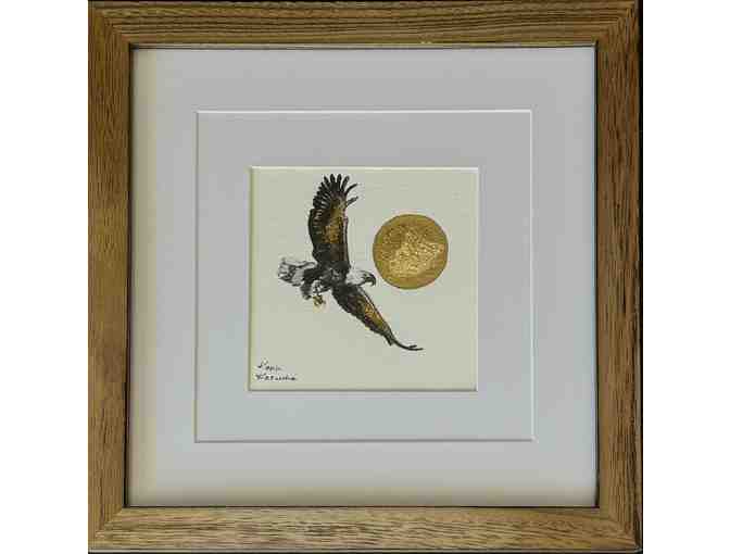 Set of Eagle Paintings by Kazia Kaznocha