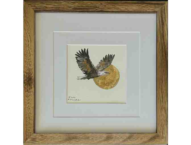 Set of Eagle Paintings by Kazia Kaznocha