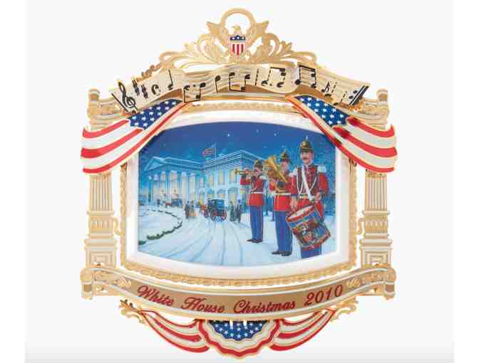 White House Christmas Ornament 2010