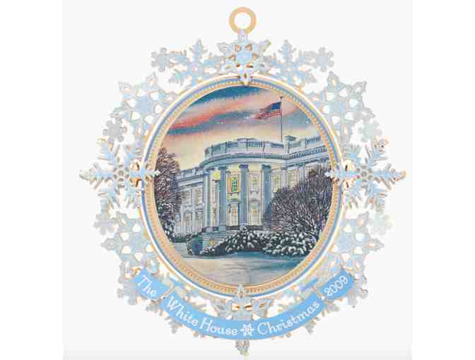 White House Christmas Ornament 2009