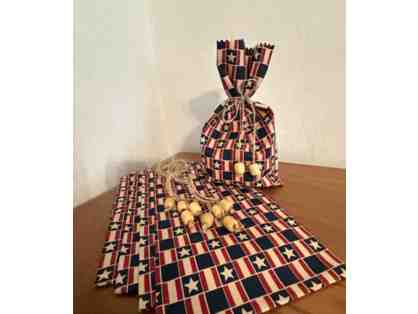 Americana Cloth Gift Bags