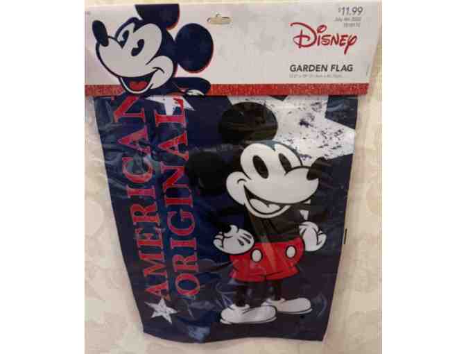 Patriotic Mickey Garden Flag