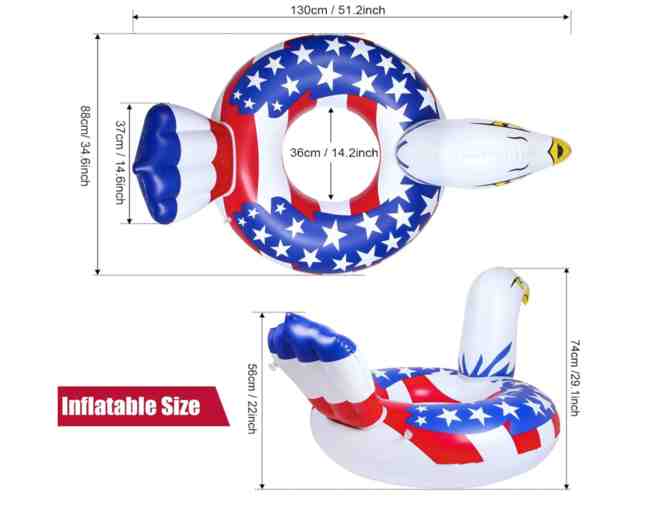 The Ultimate Patriotic Pool Float!