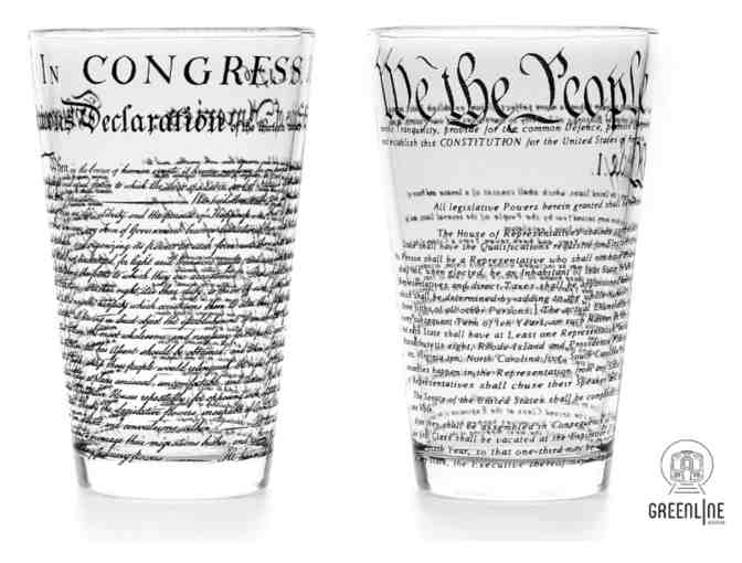 United States Constitution & Declaration of Independence Glasses
