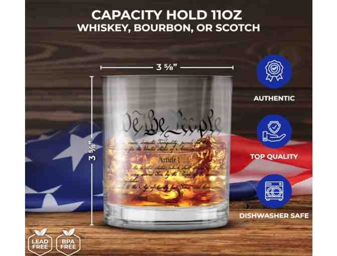 Constitution and Declaration of Independence Glasses