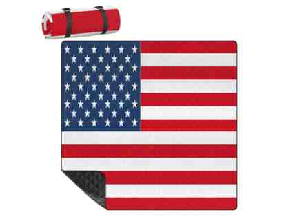American Flag Picnic Blanket