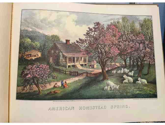 1952 Vintage Currier and Ives Book - America
