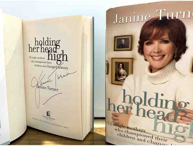 Autographed! 'Holding Her Head High,' by Janine Turner!