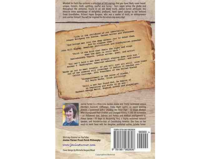'Front Porch Philosophy' Series: 'Wisdom from My Grandfather' Autographed by Janine Turner