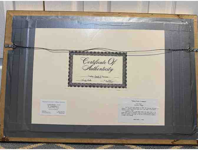 Framed and Matted Print 'Making Tracks to Manassas' by Linda Parker