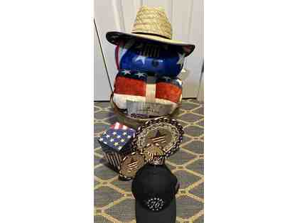 Armful of Patriotism Curated From Swain's General Store and Donated by Robert Sommers