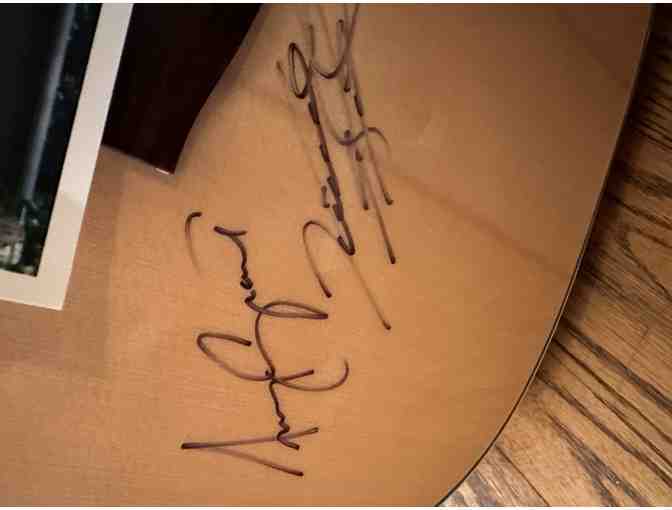 Acoustic Guitar Signed by Vince Gill and Amy Grant!