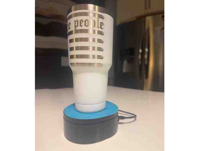 2 🦅 “We the People, 1776” Personalized Handcrafted 40oz. Insulated Tumblers