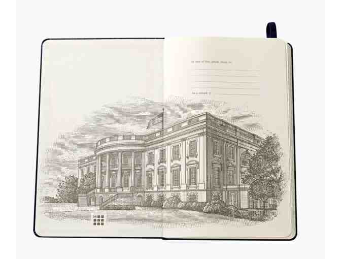 Truman Seal Moleskine Notebook + White House Architecture Pen