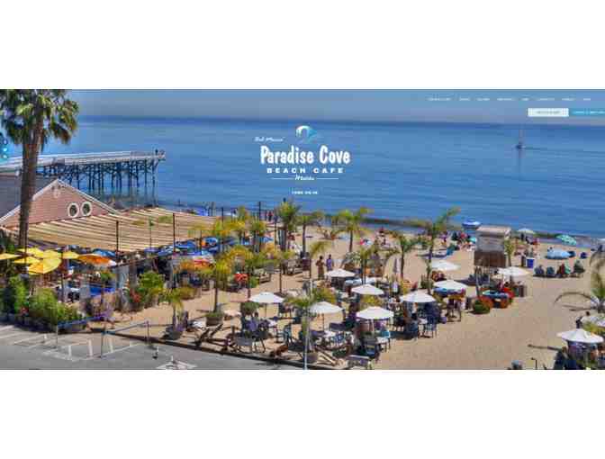 PARADISE COVE BEACH CAFE - $100.00 GIFT CARD