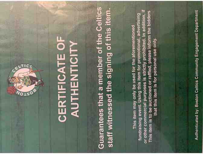 BOSTON CELTICS SIGNED BASKETBALL