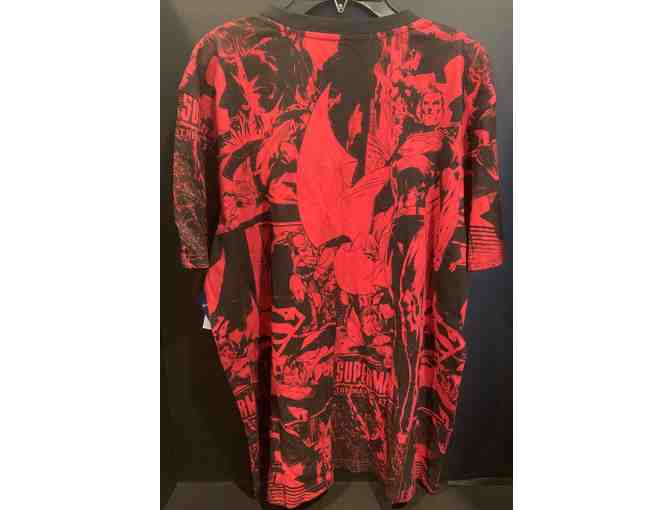 SUPERMAN THEMED CREW NECK T-SHIRT