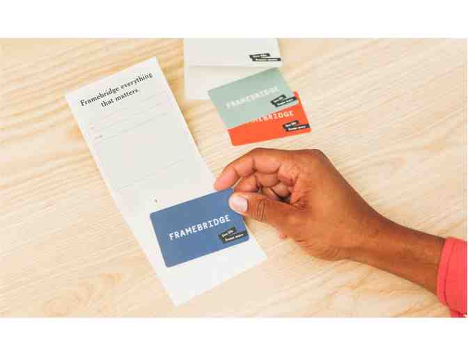 FRAMEBRIDGE (ONLINE CUSTOM FRAMING) GIFT CARD