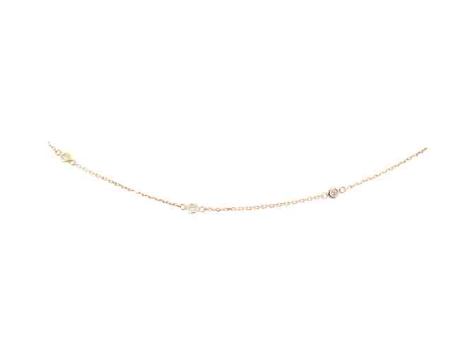 14KT ROSE GOLD DIAMONDS BY THE YARD NECKLACE