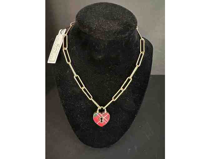 TARTAN HEART NECKLACE