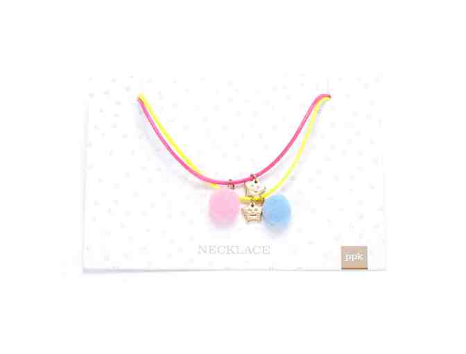 KIDS STAR POMPOM NECKLACE