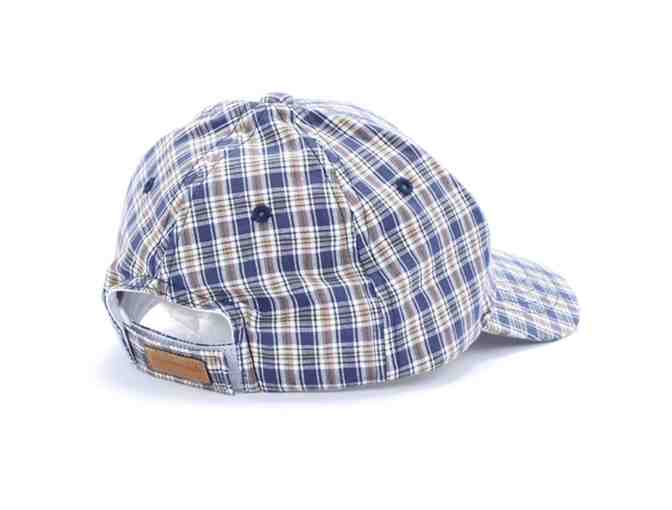 LITTLE BOYS PLAID BASEBALL CAP - MULTICOLOR BLUE