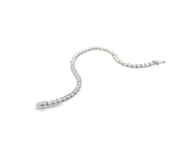 10KT WHITE GOLD DIAMOND TENNIS BRACELET