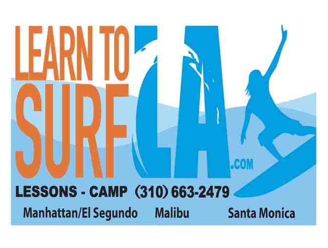 LEARN TO SURF LA - ONE (1) HALF DAY SURF CAMP + SEASONAL REGISTRATION FEE #1