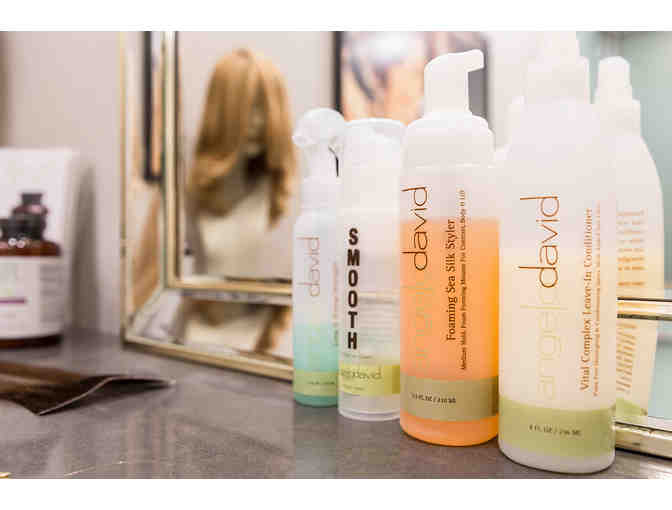 Haircut with Angelo David & a Manicure