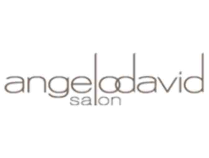 Haircut with Angelo David & a Manicure