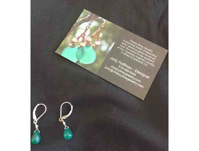 Green Onyx Earrings