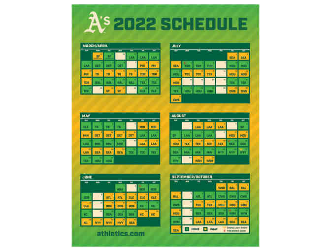 Oakland A's Tickets for Four