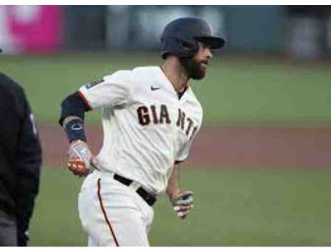 SF Giants Nike Home Replica Team Jersey signed by Brandon Belt