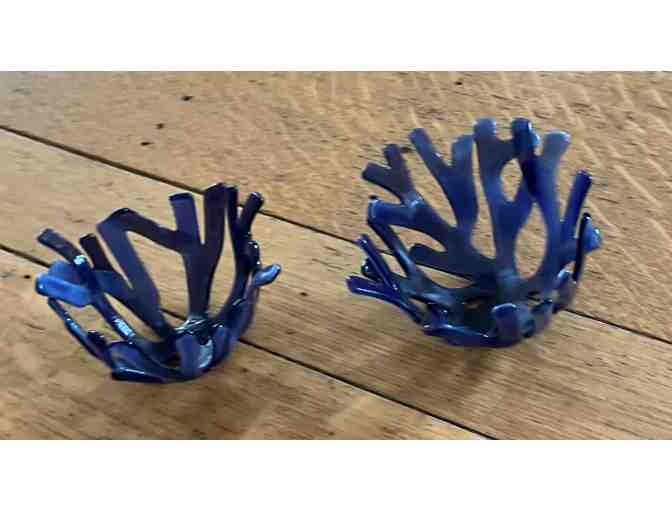 Pair of Coral Bowls by Rocio Smith