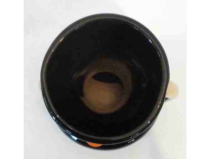 Pearl China, Black & Gold Bud Vase, Hand Painted