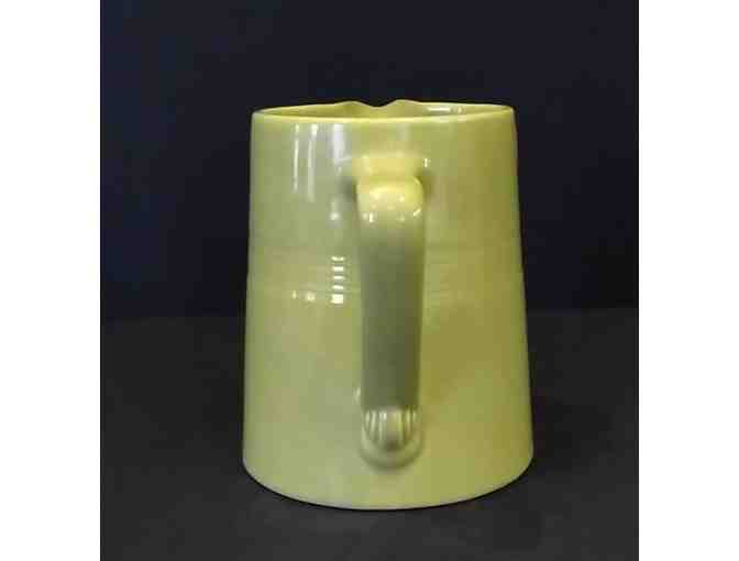 Homer Laughlin Harlequin Milk Pitcher in Chartreuse
