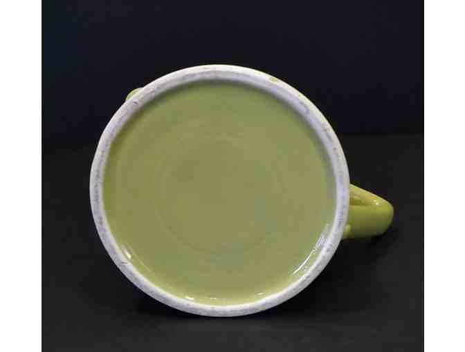 Homer Laughlin Harlequin Milk Pitcher in Chartreuse