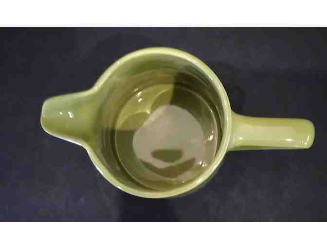 Homer Laughlin Harlequin Milk Pitcher in Chartreuse