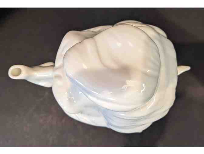 Hall China President Ronald Reagan White Teapot, AMAZING!