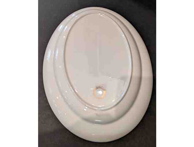 Hall China Super Superior Heather Rose Bowl & Platter Set