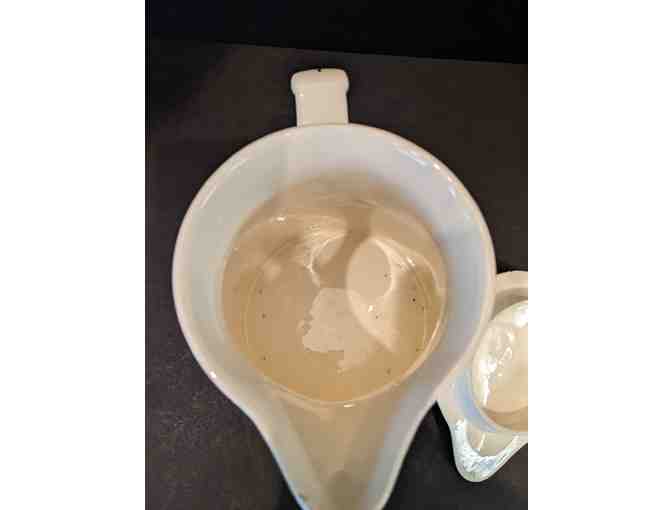 Steubenville Pottery Pitcher with Lid