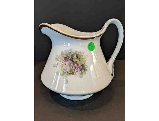 Harker Large Pitcher with Grapes