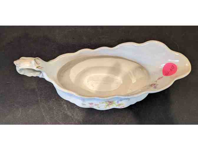 French China Gravy Boat Pink Floral