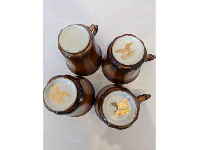 Currants Laughlin Art China Cups, Saucers, and Creamer