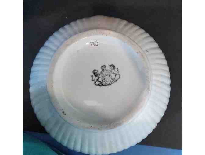 Brunt Large Pitcher with Blue Flowers