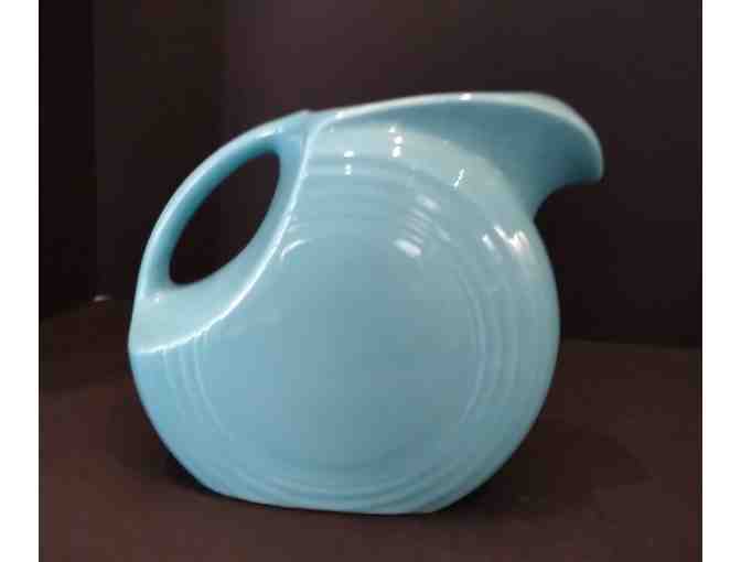 Homer Laughlin Fiesta Turquoise Large Disk Pitcher
